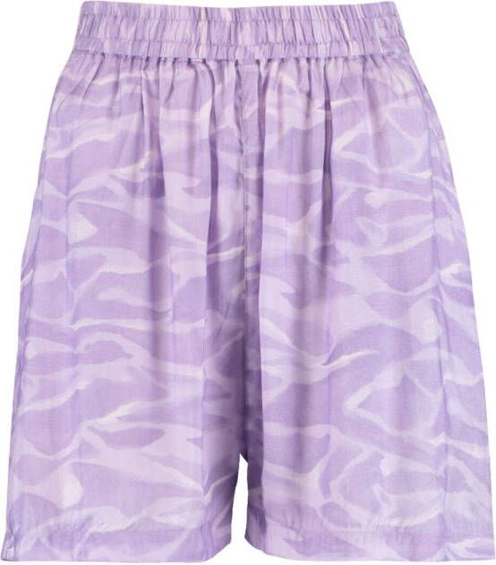 America Today Dames Short All over Print Paars