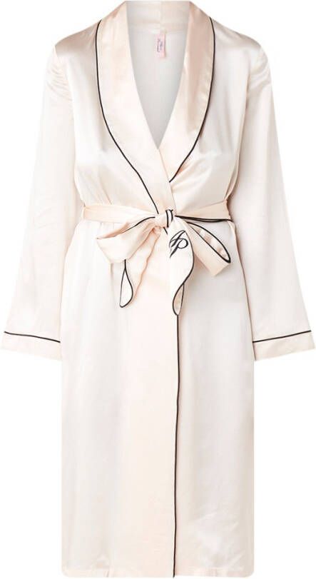 Agent Provocateur Classic kimono van zijde met strikceintuur