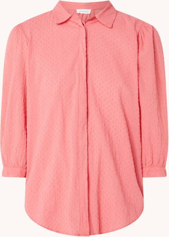 Alchemist Chelsea blouse met pofmouw en borduring