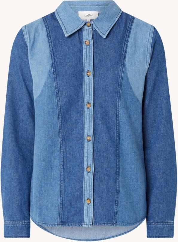 BA&SH Ianis blouse van denim