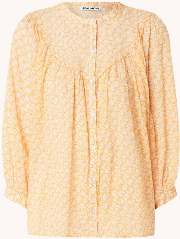 Beaumont Blouse lange mouw , Oranje, Dames