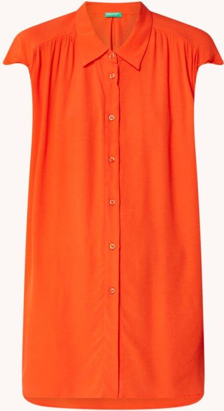 Benetton Longline blouse met stretch