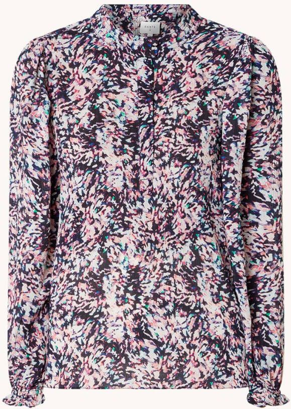 Dante 6 Ciska semi transparante blouse met print