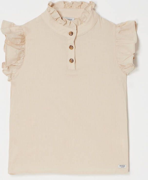 Donsje Amsterdam Steffie blouse met ruches