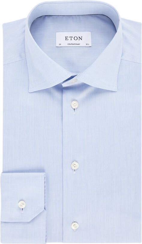 Eton Strijkvrij regular fit overhemd met wide spread kraag