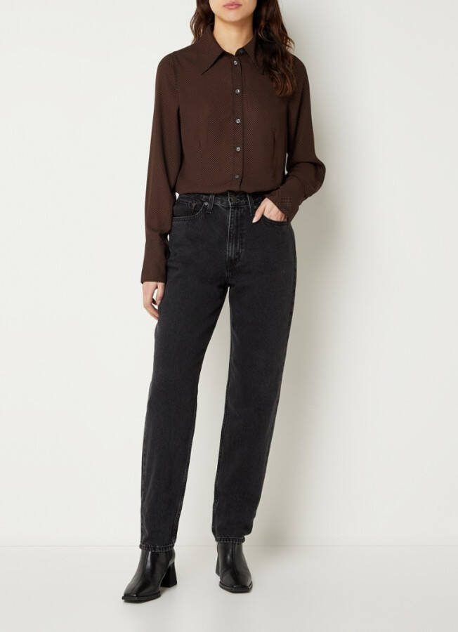 Levi's Maeve blouse met pied de poule dessin