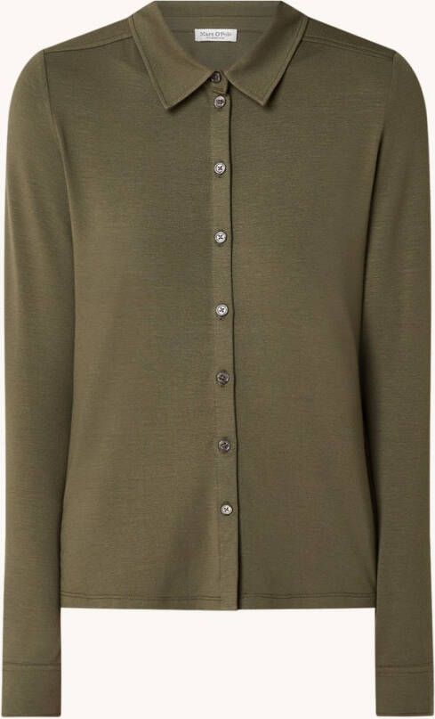 Marc O'Polo Longsleeve shirts Groen Dames