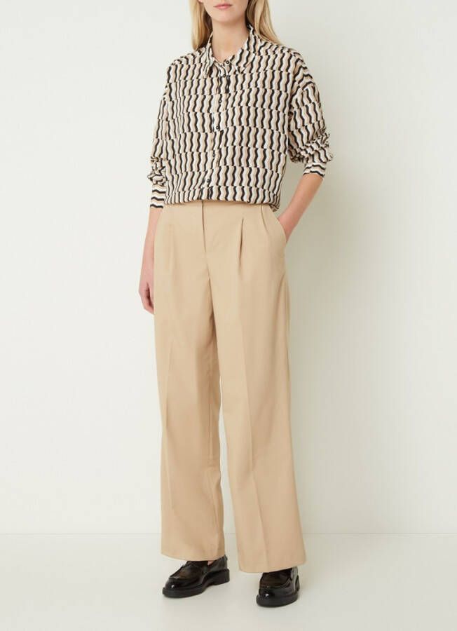 Opus Folise blouse met grafische print