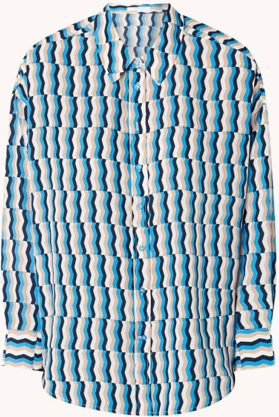 Opus Folise blouse met grafische print