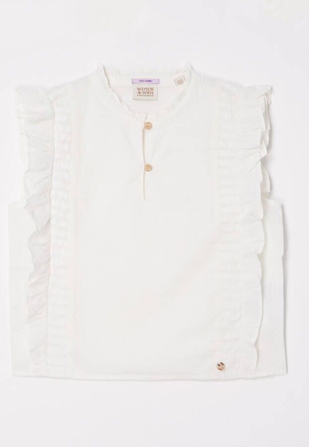 Scotch & Soda Lichtgewicht tanktop van biologisch katoen