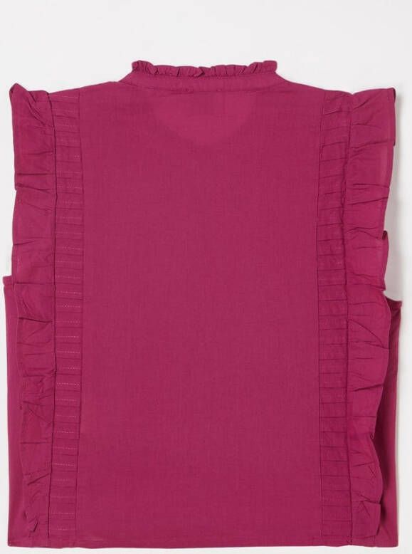 Scotch & Soda Blouse van biologisch katoen met ruches