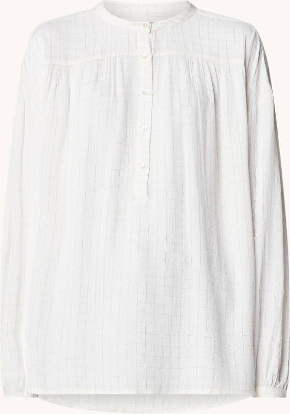 Sofie Schnoor Tuniek met ruitdessin en ballonmouwen