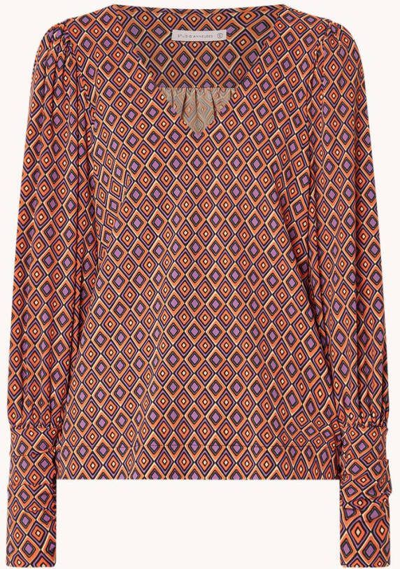Studio Anneloes Leslie tuniek van travelstof met grafische print