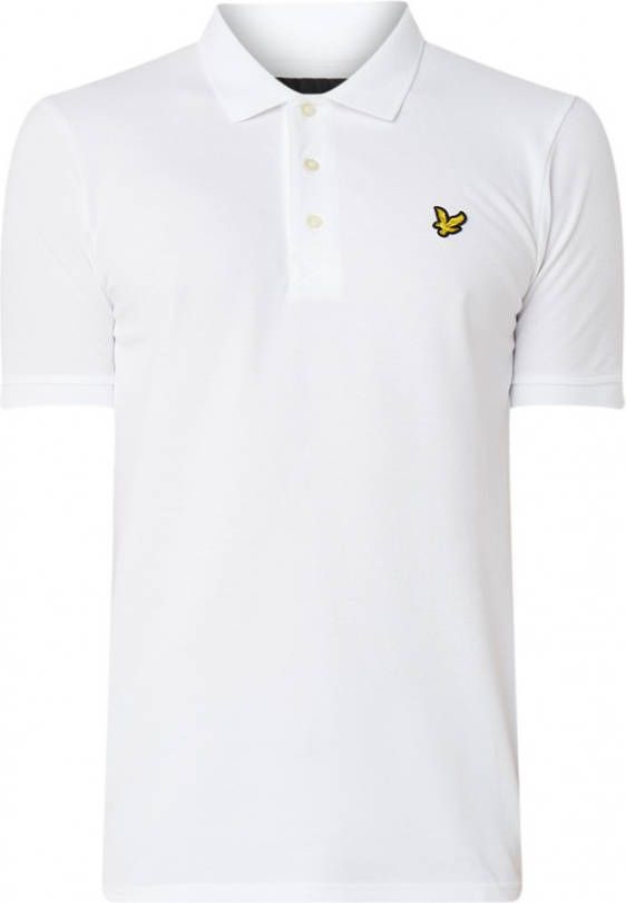 Lyle and Scott Sp400vog lyle en scott plain polo shirt, 626 white online kopen