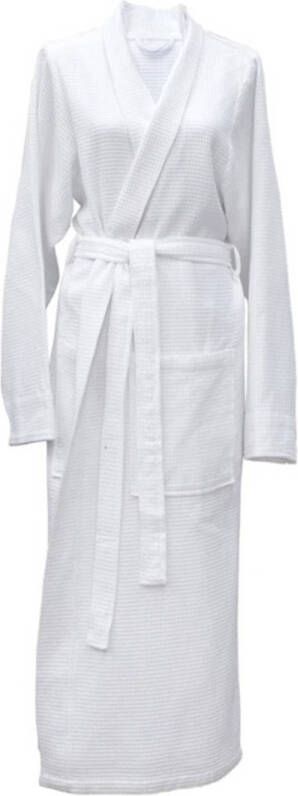 Heckett & Lane Badjas Wafel Wit
