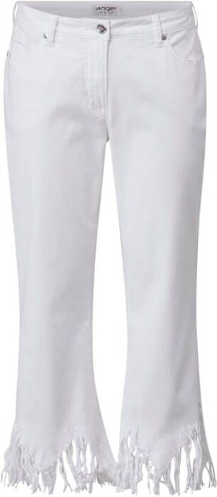 Angel of Style Jeans met franjes Champagne