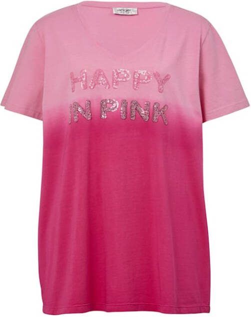 Angel of Style Shirt met paillettenmotief Pink