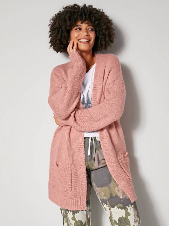 Angel of Style Vest met verschillende breipatronen Rozenhout