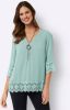 Comfortabele blouse in kalkmint van heine online kopen