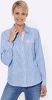 Geruite blouse in lichtblauw/wit geruit van heine online kopen