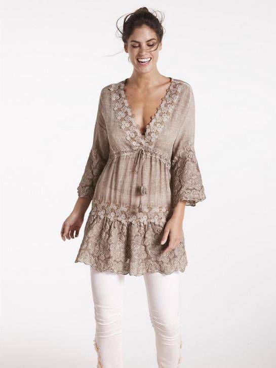 ASHLEY BROOKE by heine Lange blouse