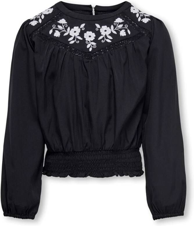 Only Kids Loni Embroidery Smock Shirt