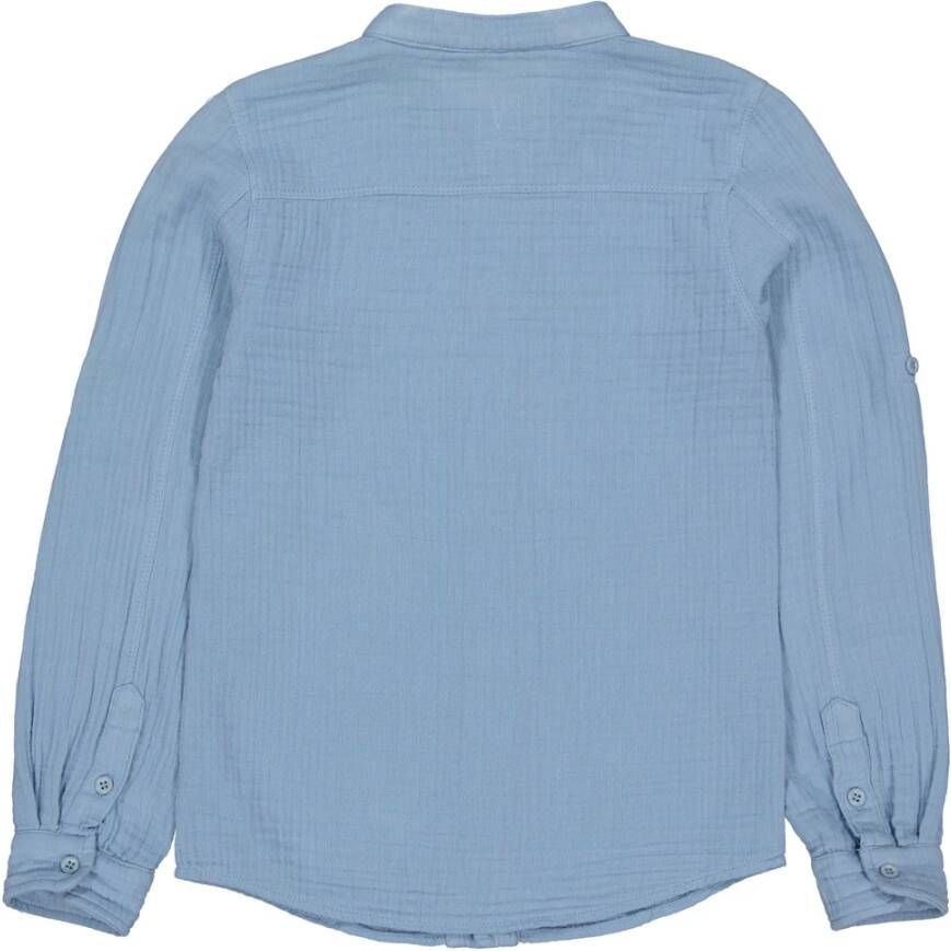 Levv ! Jongens Blouse Lange Mouw -- Blauw Katoen