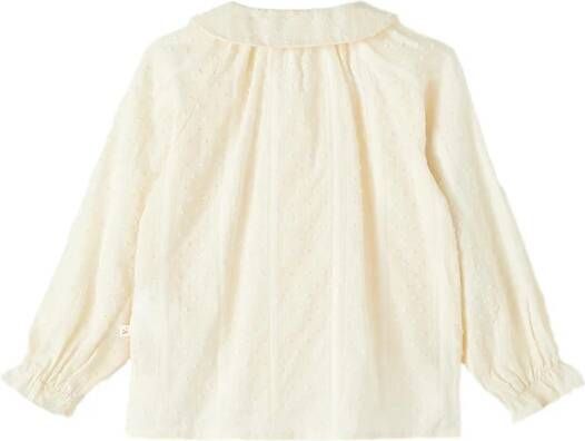Lil Atelier Blouses Danya Long Sleeve Short Loose Shirt Lil Beige