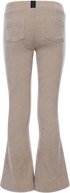 Looxs Revolution Flared broek ribvelours cream voor meisjes in de kleur
