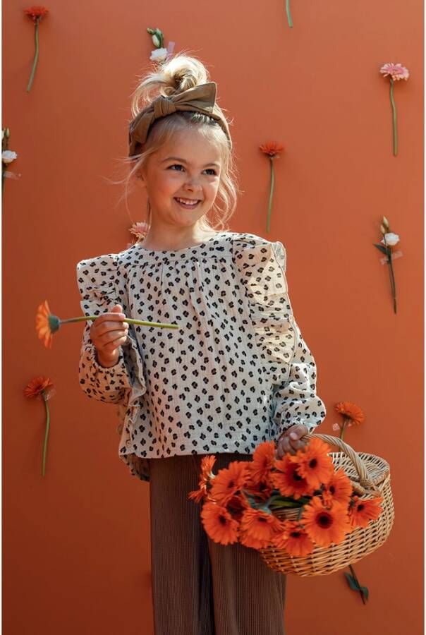 Looxs Revolution Mousseline blouse animal voor meisjes in de kleur