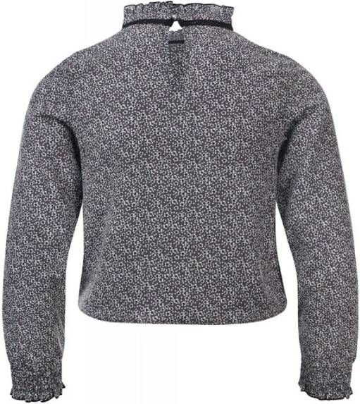 Looxs Revolution Stroken rokje chiffon grijs dessin voor meisjes in de kleur