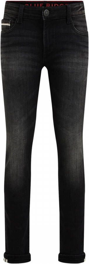 WE Fashion Blue Ridge slim fit jeans black faded
