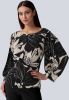Alba moda Blouse met modieuze bloemenprint Zwart/Ecru online kopen