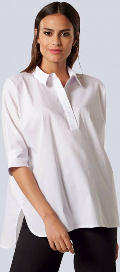alba moda Blouse met vleermuismouwen Wit