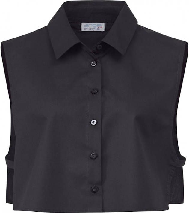Angel of Style Kraaginzet met band opzij Zwart