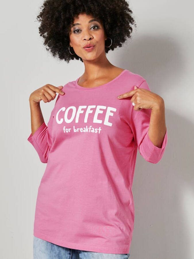 Angel of Style Shirt met print voor Pink