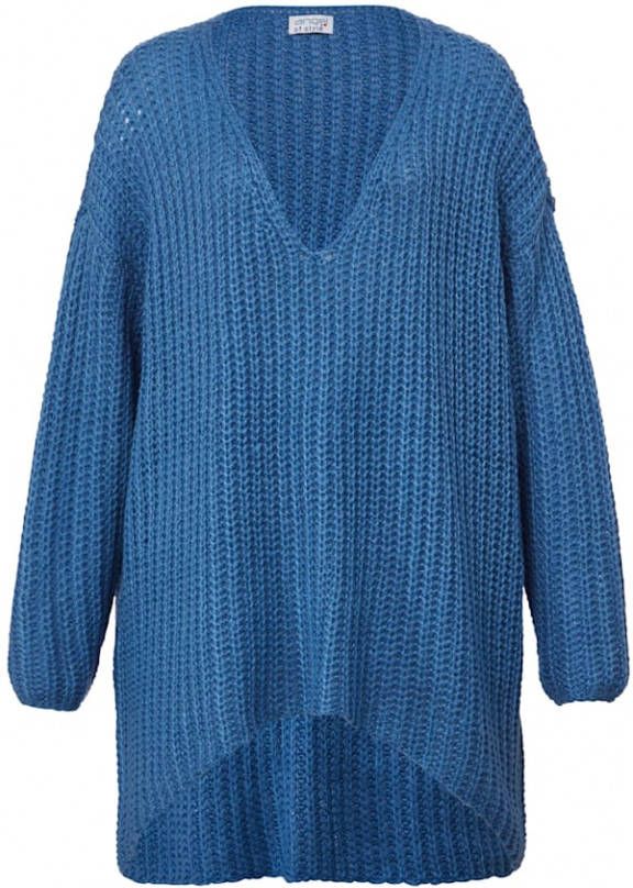 Angel of Style Trui van grofgebreid materiaal Blauw