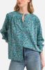 BA&SH Bedrukte blouse met ronde hals, lange mouwen XALA online kopen