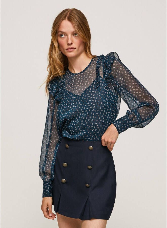 Pepe Jeans Blouses Blauw Dames