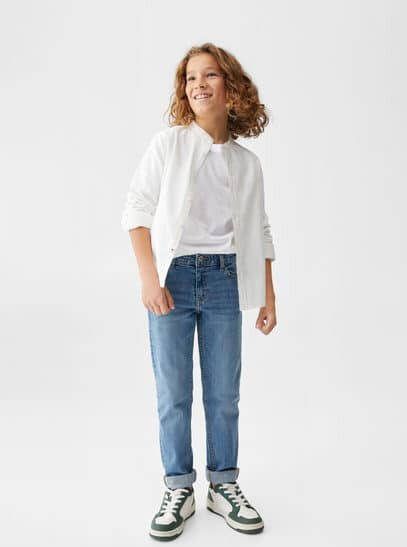Mango Kids Blouse met maokraag
