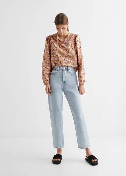 MANGO TEEN Bedrukte blouse