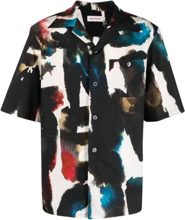 alexander mcqueen Korte mouwen Overhemden Zwart Heren
