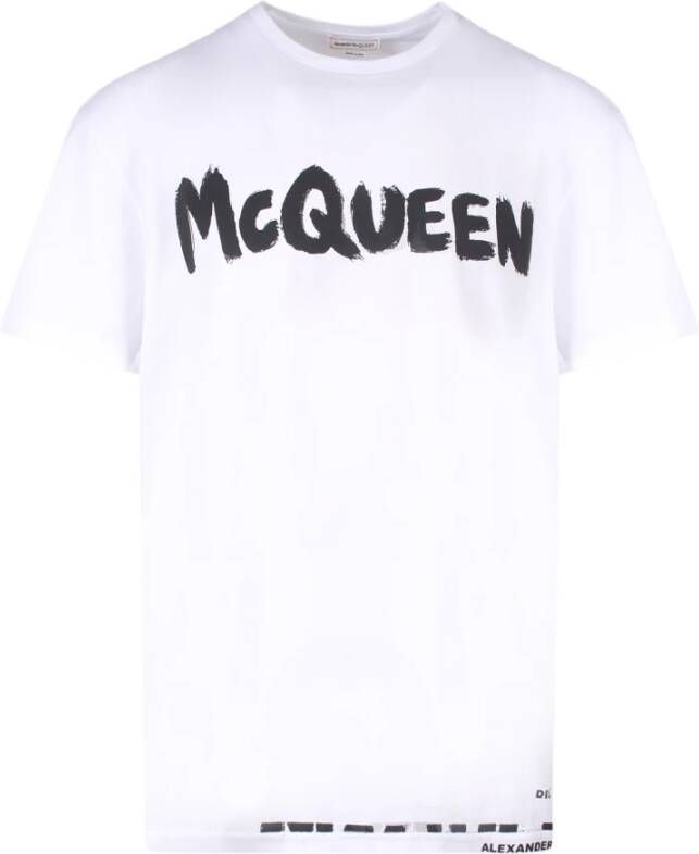 alexander mcqueen T shirts , Wit, Heren