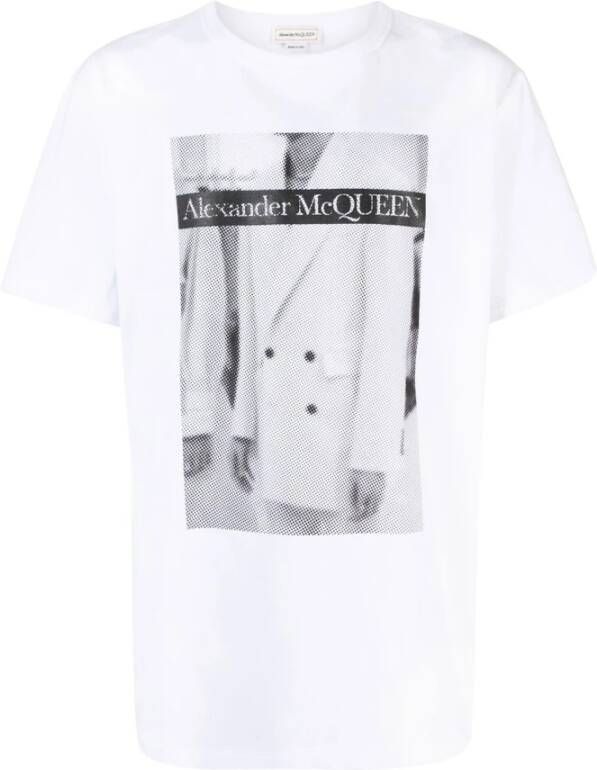 alexander mcqueen T shirts and Polos White , Wit, Heren