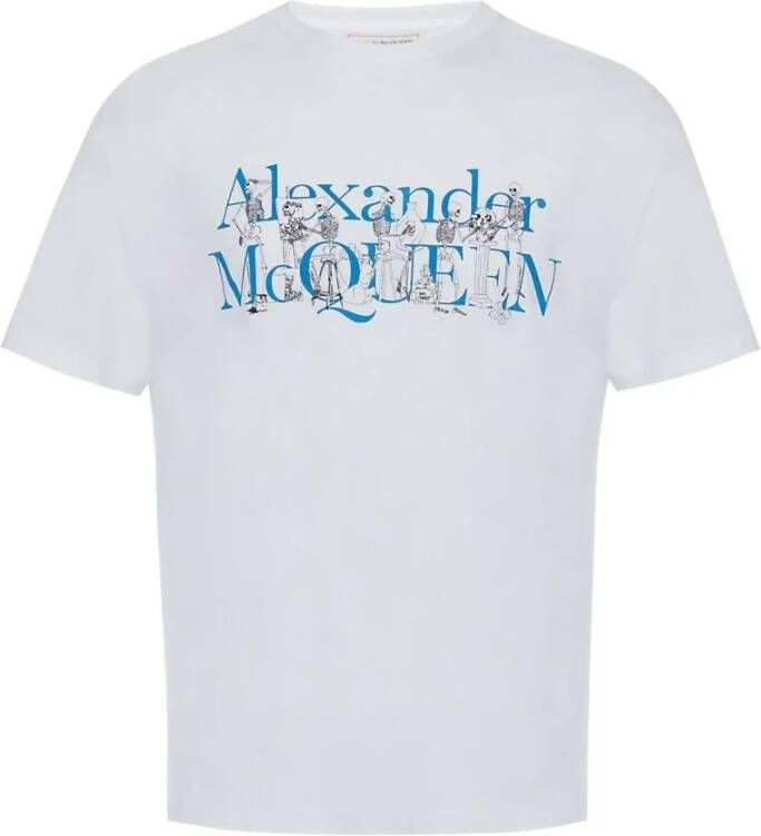 alexander mcqueen T shirts and Polos White , Wit, Heren