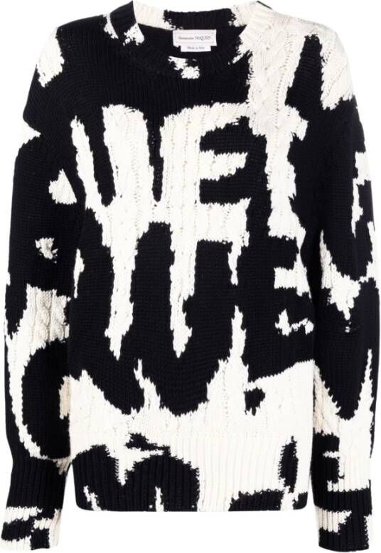 alexander mcqueen Sweaters Zwart Dames