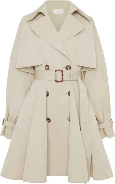 alexander mcqueen Trenchcoats & Mantels Beige Dames