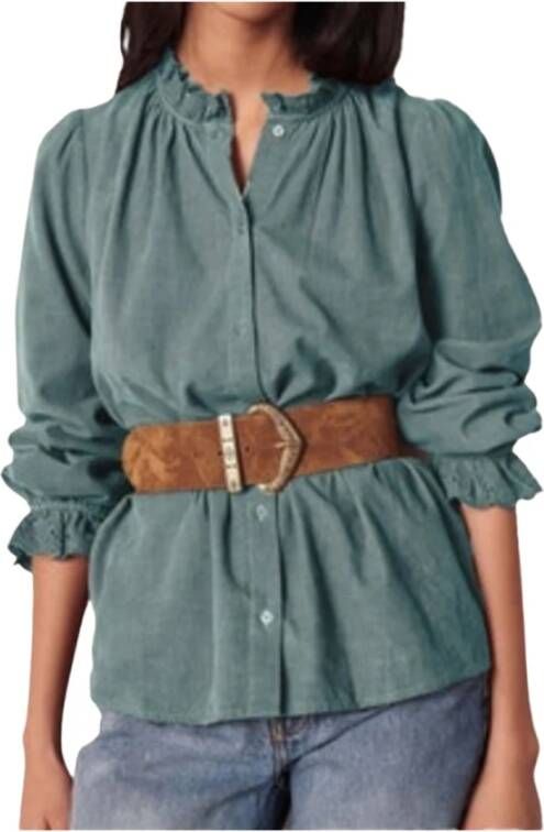 BA&SH Patsy blouse , Blauw, Dames