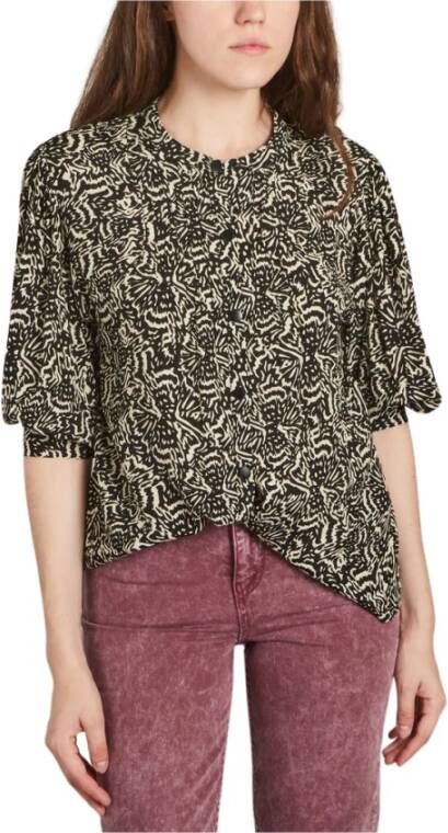 BA&SH Lied blouse , Zwart, Dames