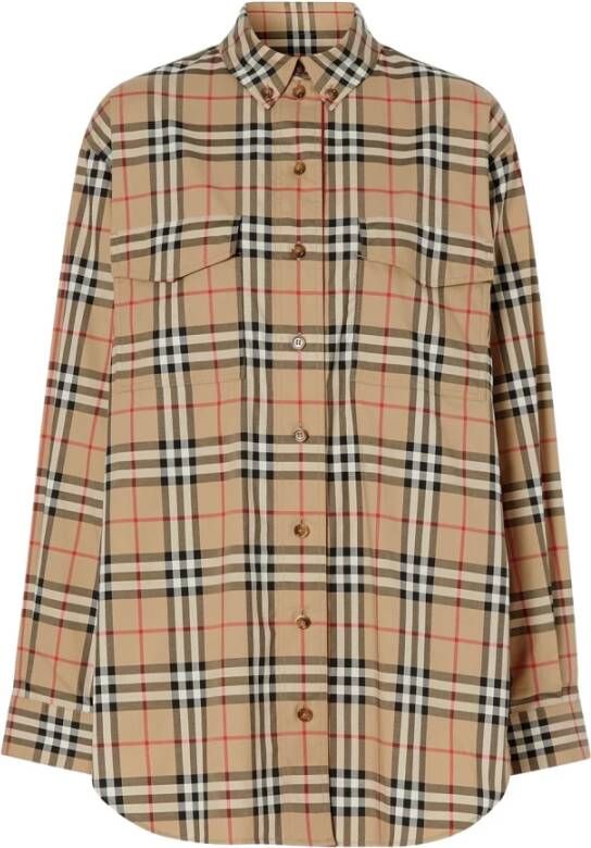 Burberry Longsleeve shirts Beige Dames